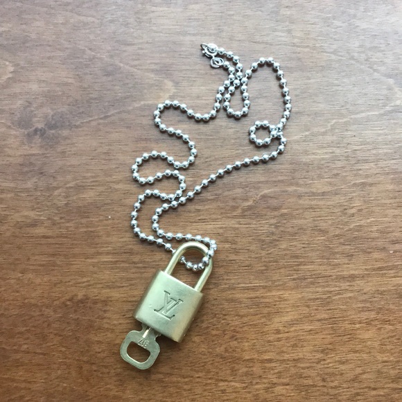 Authentic Vintage Louis Vuitton Lock Necklace - Picture 3 of 5